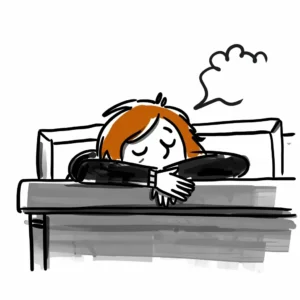 Sleeping Student